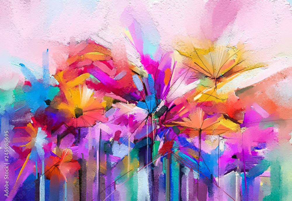 From Petals to Patterns: Turning Flowers into Abstract Masterpieces